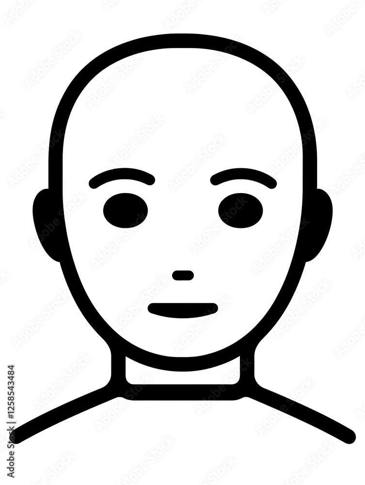Poster minimal vector ai icon with clean lines