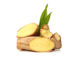 Ginger isolated on white background