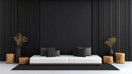 Modern Minimalist Japanese-style Living Room