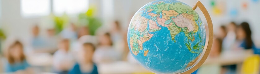 Exploring global geography in the classroom educational setting learning experience interactive environment engaging viewpoint