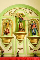 Naklejka premium Our Lady of the Rosary Church, Alvarado, Mexico