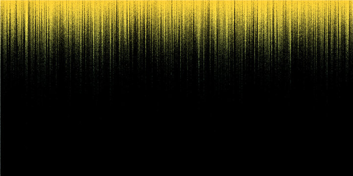 Abstract grainy yellow and black background. Monochrome Elegant stipple yellow pattern in black background. digital equalizer. A sound wave. Vector illustration. sonde, Pennello Industriale, Lamyra. 