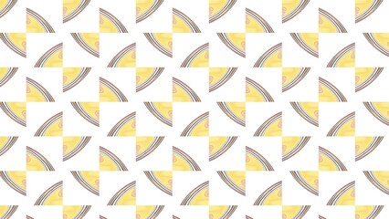 Abstract Pattern Snow White Color Ribbon