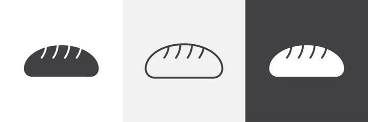 Bread icons graphics pack vectors.