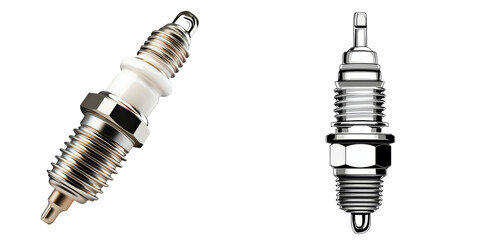 Spark plug design with metallic and ceramic components