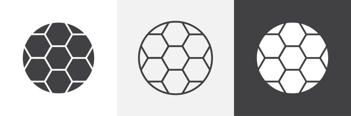 Fototapeta premium Football icons graphics pack vectors.