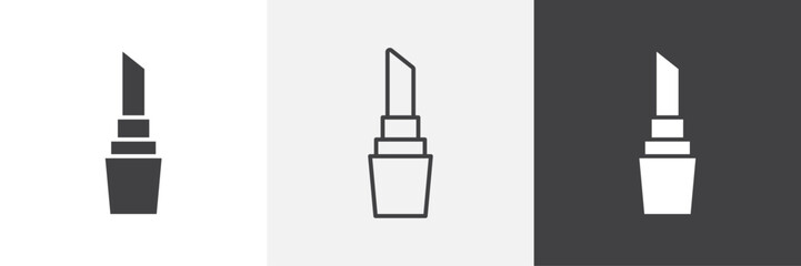 Lipstick icons graphics pack vectors.