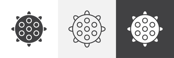 Massage ball icons graphics pack vectors.