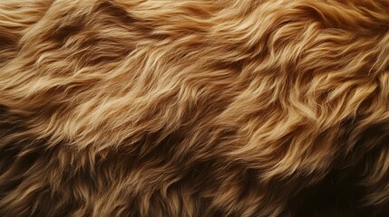 Naklejka premium Luxurious Brown Fur Texture: Abstract Fiber Pattern for Backgrounds and Designs (Under 110 characters)