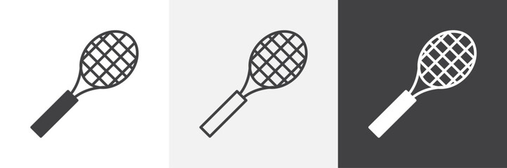 Racquet icons graphics pack vectors.