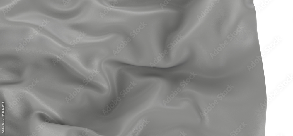 Aufkleber a close-up shot of a white fabric with a smooth and soft texture, creating a subtle wave pattern.