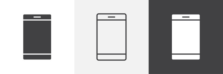 Smartphone icons graphics pack vectors.