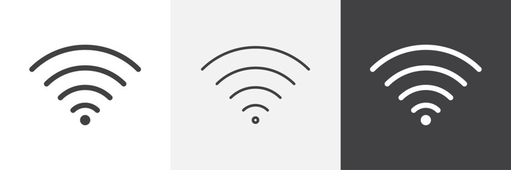 Wifi icons graphics pack vectors.