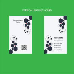 Vertical business card