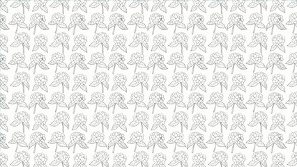 美しい花柄のイラスト背景、パターン