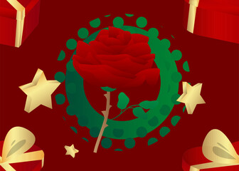 Seamless Valentine's Day pattern. Love Holiday Background.