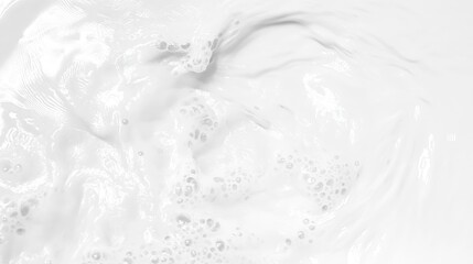Obraz premium White Liquid Swirling Motion Bubbles Texture Background