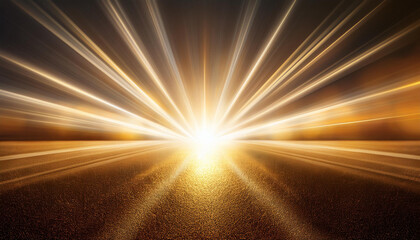 sunny light rays effect on backdrop for design use