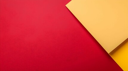 Obraz premium Abstract Geometric Design With Red And Yellow Colors