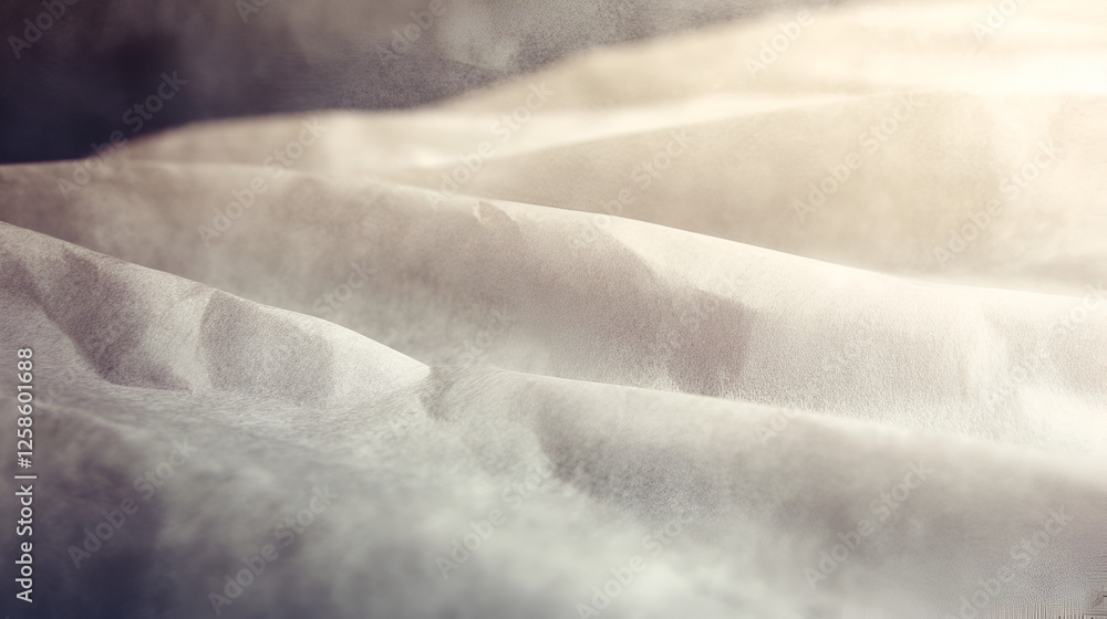 Aufkleber textured fabric drape: soft, flowing fabric with a subtle texture creates elegant folds and shadows,