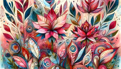 "Fantasía Botánica: Jardines Oníricos"