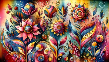 "Fantasía Botánica: Jardines Oníricos"