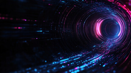 Obraz premium Data connection speed lines technology abstract background with digital flow of data and modern design elements. 