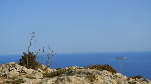The famous dingli cliffs of Malta island