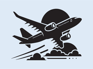 Airplane Silhouette Vector