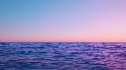 Fototapeta premium Vibrant Sunset Over The Calm Ocean