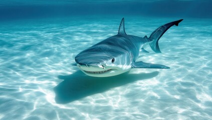 Fototapeta premium Shark Underwater Closeup