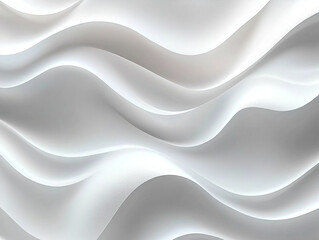 An elegant and minimalist seamless white wave texture background, conveying a sense of sophistication and simplicity. The smooth, flowing waves create a calming, modern atmosphere, background 