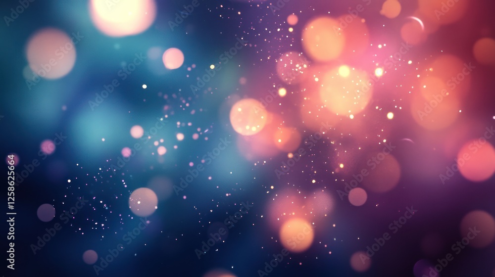 Poster a vibrant abstract background featuring colorful bokeh lights in a mesmerizing gradient. perfect for