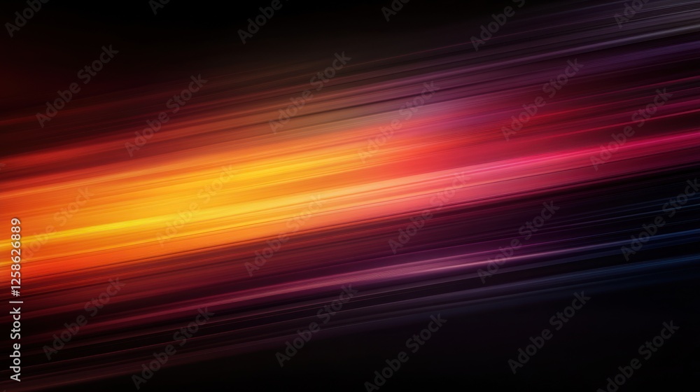 Poster a vibrant and dynamic abstract background displaying colorful streaks of light. perfect for creative