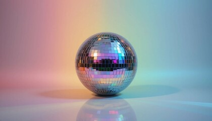 purple disco ball