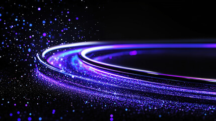 Obraz premium Data connection speed lines technology abstract background with digital flow of data and modern design elements. 