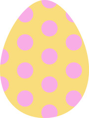 Simple cute easter egg clipart.
Cute patterned Easter eggs flat vector.
Transparent background.