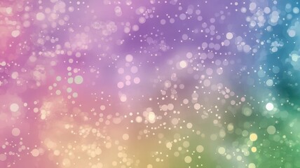 A vibrant, colorful abstract background featuring soft bokeh effects in shades of pink, purple, yellow, and green, creating a dreamy atmosphere.