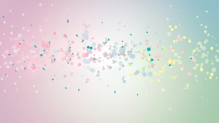 An abstract composition of colorful, soft, and blurred circles creating a dreamy atmosphere, perfect for backgrounds or creative designs.