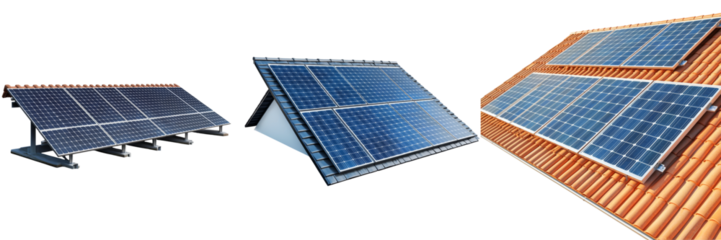 Solar panels on rooftops showcasing renewable energy solutions and sustainability