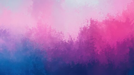 Fototapeta premium A vibrant abstract painting featuring soft pinks and deep blues, creating a dreamy and ethereal atmosphere.