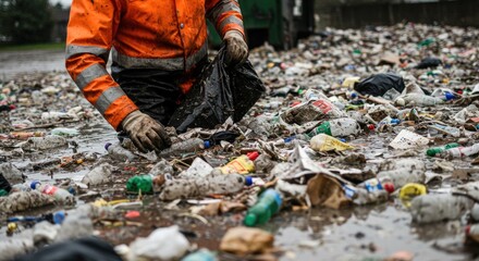 Impact of Plastic Waste on the Environment and Cleanup Efforts