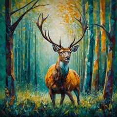 A vibrant and intricate abstract art piece in a pointillism style, comprising of thousands of tiny, rounded dots in various sizes and colors, carefully arranged to form a larger, dreamlike image that 