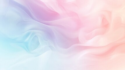 Fototapeta premium A soft, dreamy background featuring gentle pastel colors blending seamlessly. Ideal for creating serene and calming visual designs or presentations.
