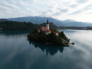 Bled Island: Aerial View of Slovenia’s Iconic Lake Church 2