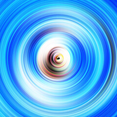 Colorful radial motion effect. Abstract rounded background. Color curves and sphere. Multi color gradient rings and circles wallpaper. Colored texture backdrop and banner.