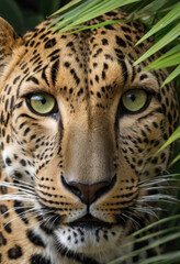 Obraz premium Feral Gaze: The Spirit of the Jungle