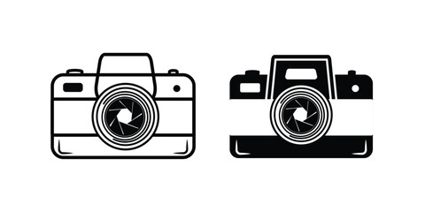 Camera icon vector illustration. photo camera sign and symbol. photography icon.