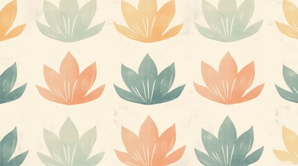 Pastel floral seamless pattern background. (1)