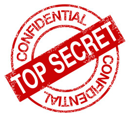 TOP SECRET stamp (cut out)